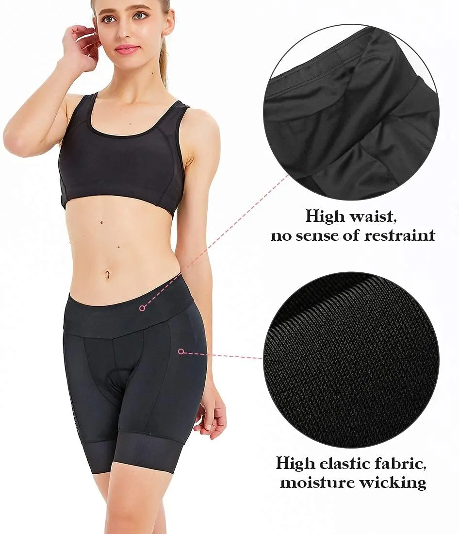 Women's Bike Shorts 3D Padded Cycling Short Pants for MTB Road Bicycle Multi Color