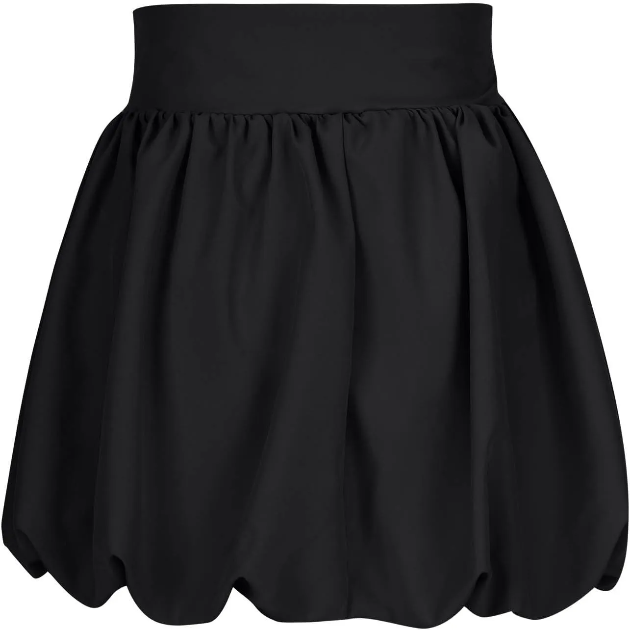 Women's Bubble Puffer Mini Skirts Balloon High Waisted Skirt Puffy Hem Summer Trendy Cute Going Out Party Skirt