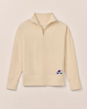 Women's Colorado Avalanche Taylor Drop Shoulder Cotton 1/4 Zip
