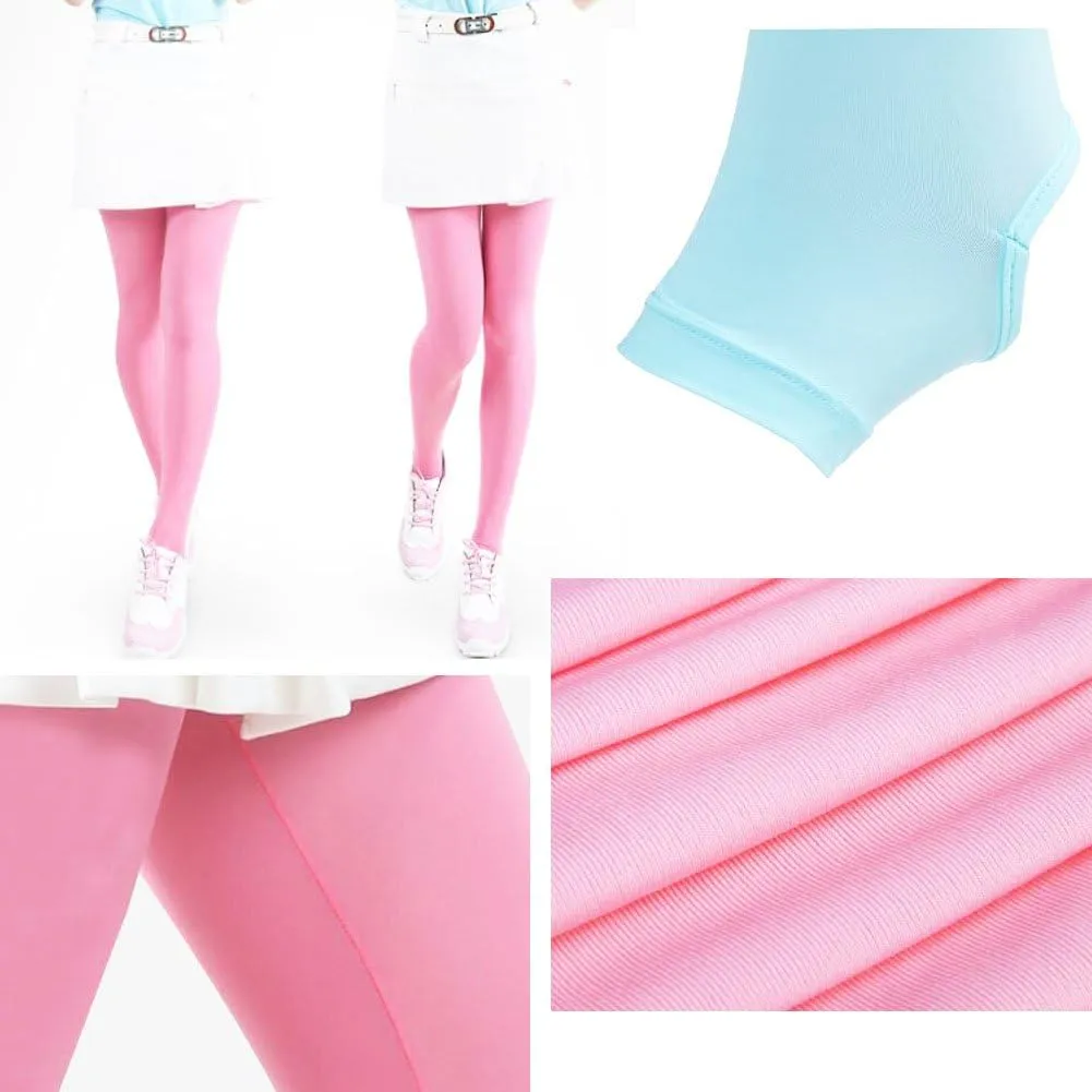 Women's Cool Ice Silk UV Protection Golf Pants Sport Leggings