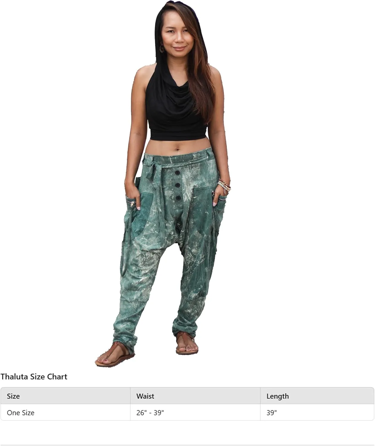 Women's Harem Loose Yoga Travel Lounge Pants with Pockets Casual Boho