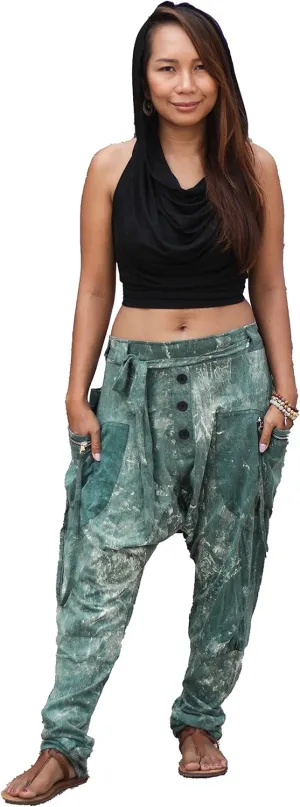 Women's Harem Loose Yoga Travel Lounge Pants with Pockets Casual Boho