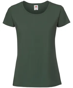 Womens Iconic 195 ringspun premium t-shirt | Bottle Green