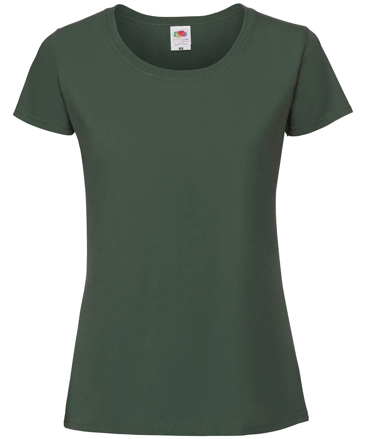 Womens Iconic 195 ringspun premium t-shirt | Bottle Green