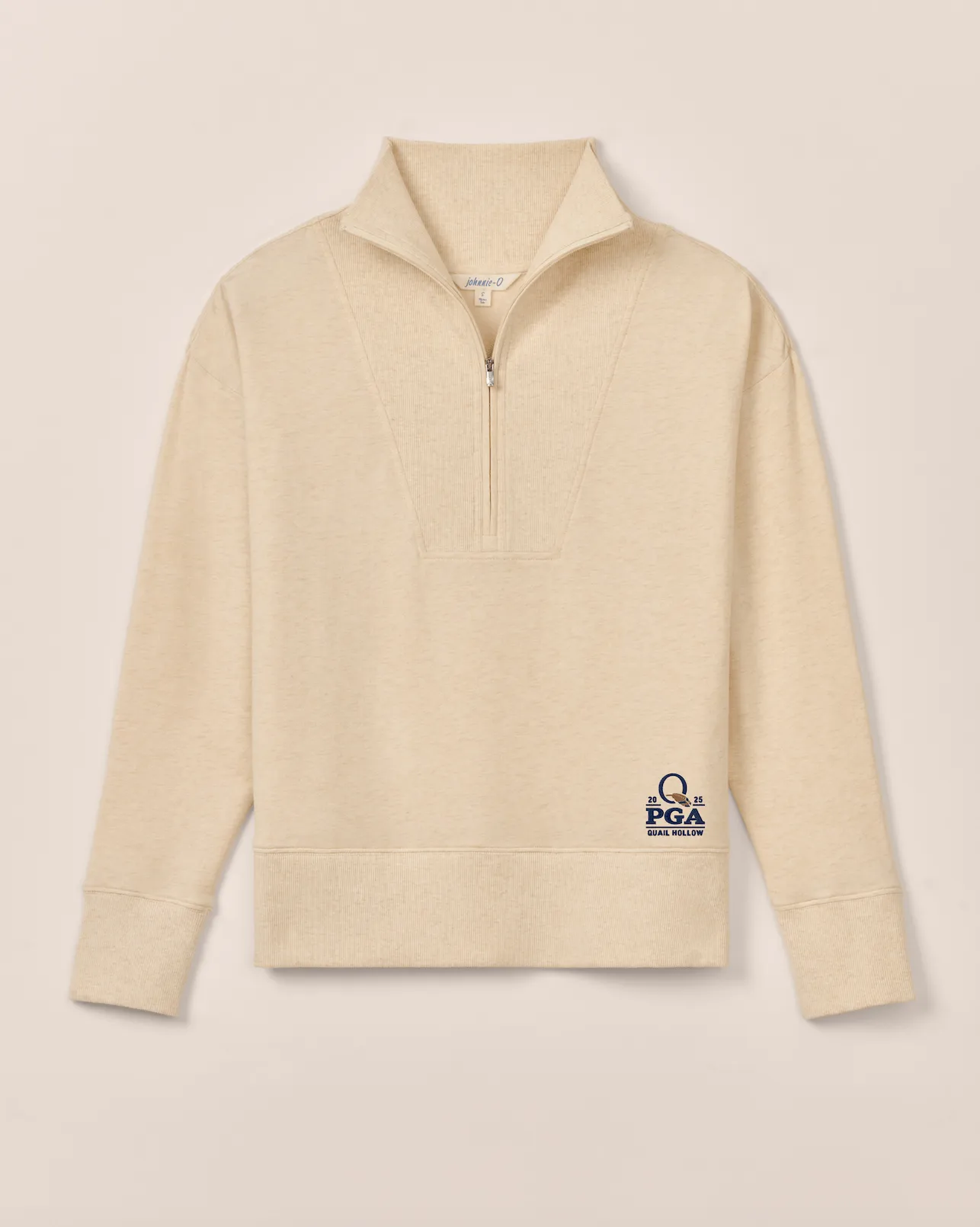 Women's PGA Championship Quail Hollow Taylor Drop Shoulder Cotton 1/4 Zip