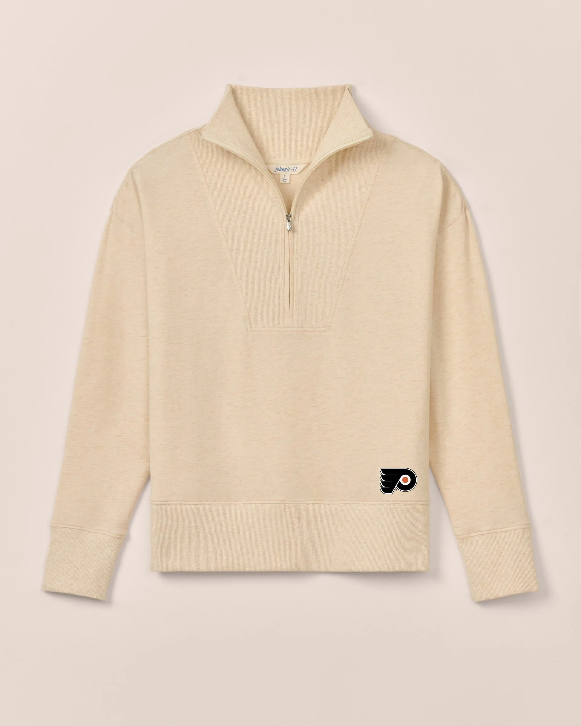 Women's Philadelphia Flyers Taylor Drop Shoulder Cotton 1/4 Zip