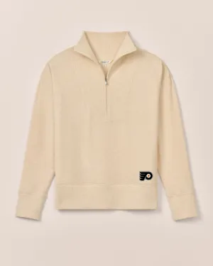 Women's Philadelphia Flyers Taylor Drop Shoulder Cotton 1/4 Zip