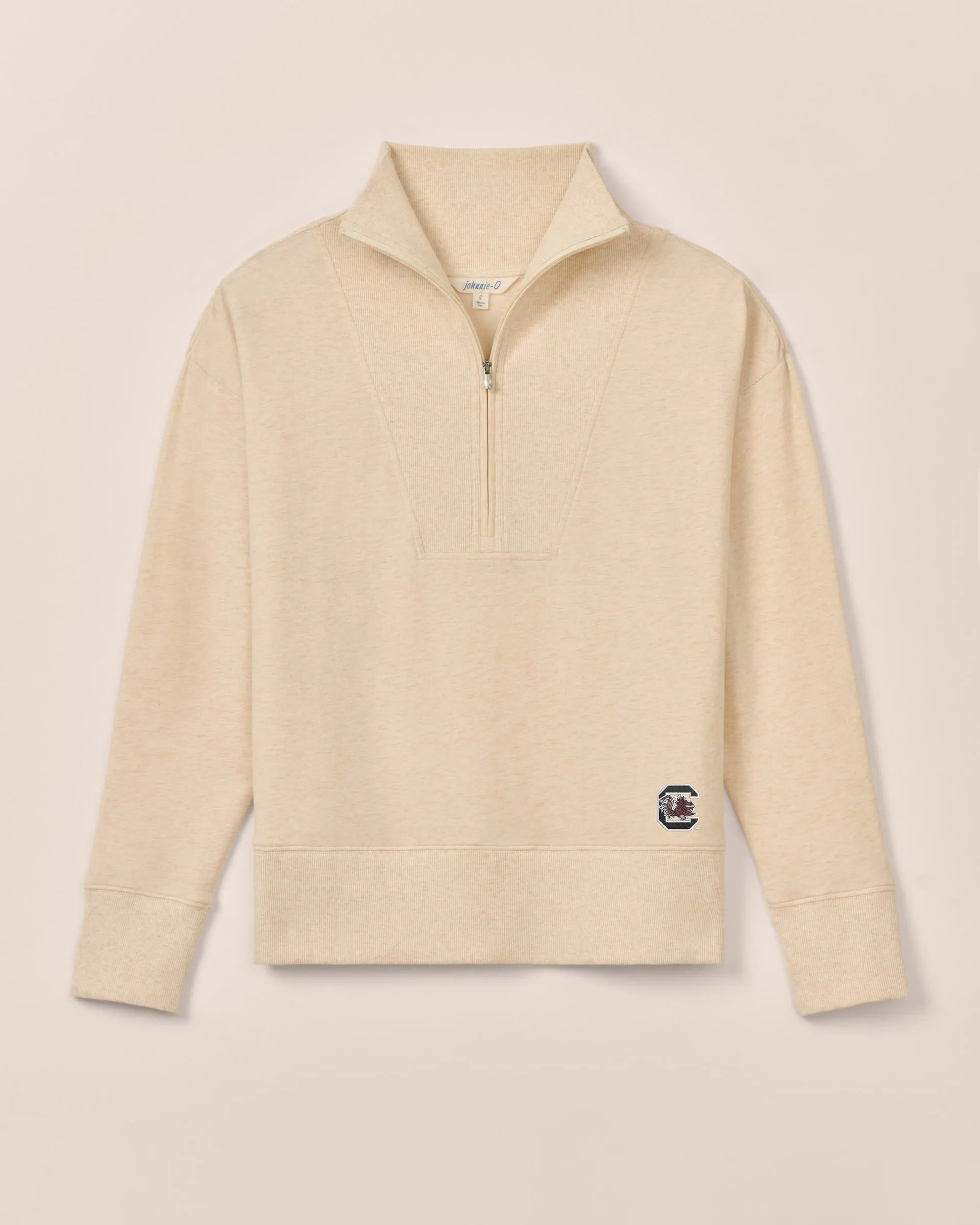 Women's South Carolina Taylor Drop Shoulder Cotton 1/4 Zip