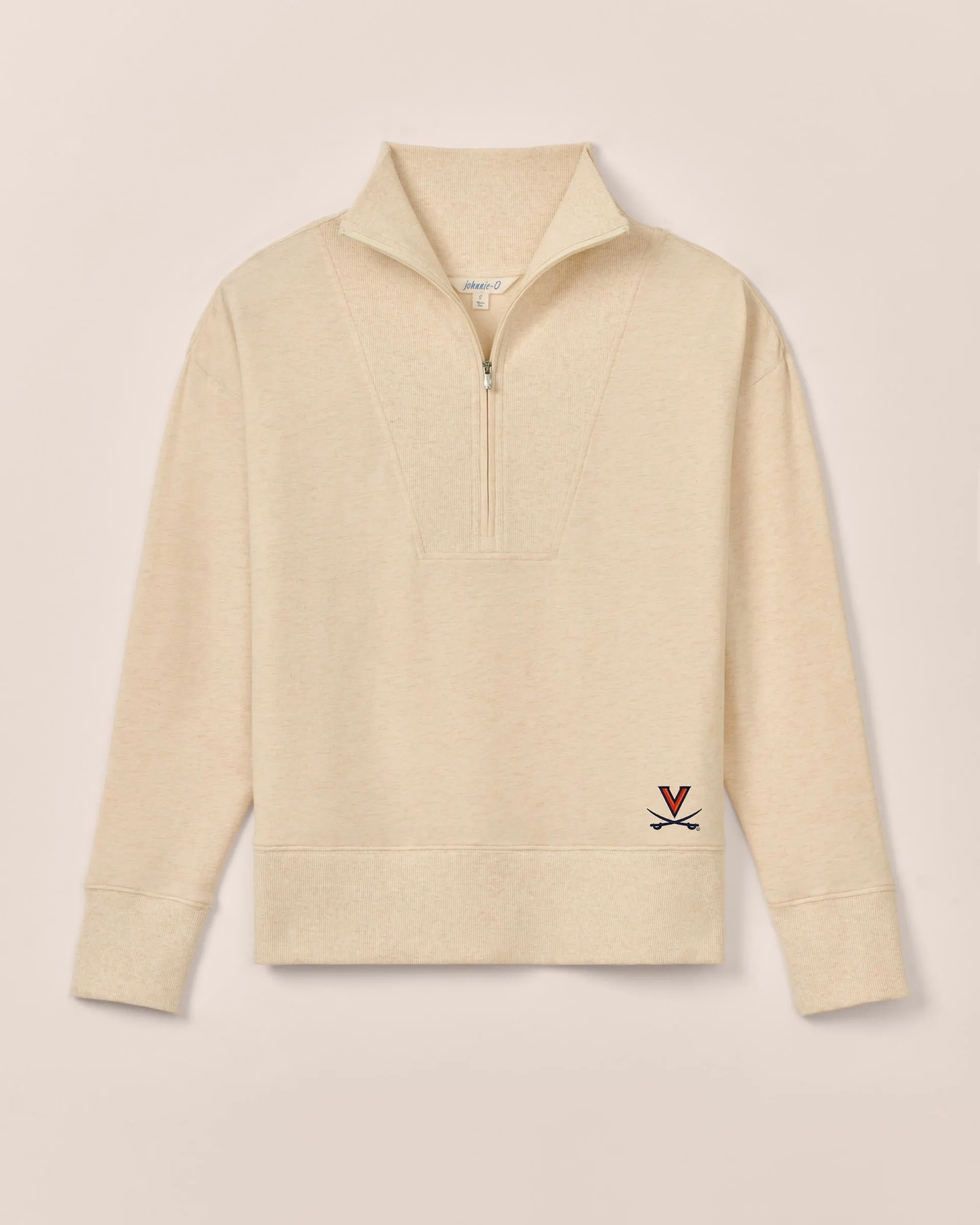 Women's Virginia Taylor Drop Shoulder Cotton 1/4 Zip