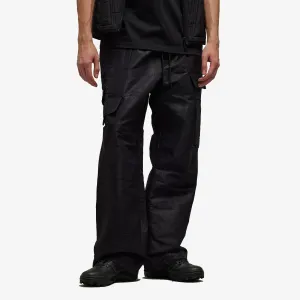 Y-3 | LINED JACQUARD RIPSTOP PANTS  { BLACK
