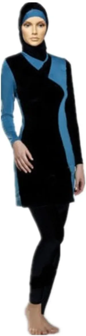 YEESAM Muslim Swimsuits for Women, Long Sleeve Islamic Burkini Modest Swimwear