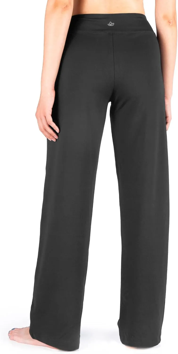 Yogipace Women's Petite/Regular/Tall Straight Leg Loose Fit Yoga Pants Lightweight Lounge Sweatpants