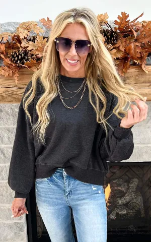 You Need This Acid Wash Fleece Sweatshirt - Final Sale